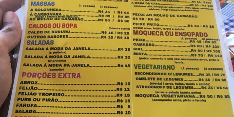 Sabores Na Janela