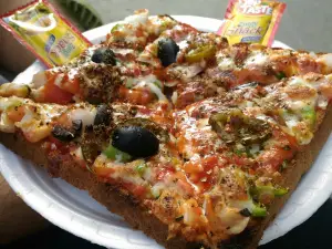 Bon Appetit Bakes Fries Grills Roasts Restaurant. WAFFLES, Crunchy POPCORNS, Freshly Brewed bean based Coffee, KULHAD PIZZA.