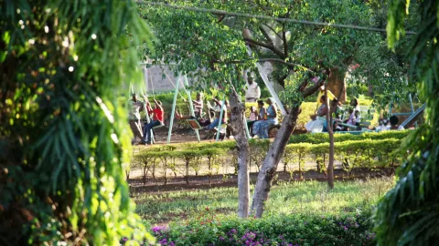 Uhuru Park Garden in Moshi