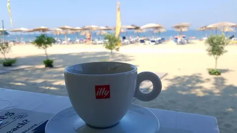 San Antonio Beach Restaurant & Bar in Thasos