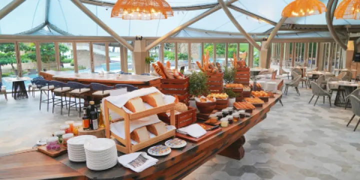 惠州雙月灣日出·銀沙酒店·港口海鮮餐廳