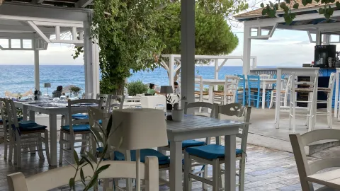 Sunrise fish restaurant in Kefallinia