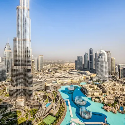 Burj Khalifa View Water fountain Luxury 2BR Dubai 鄰近水手露天市集（Souk Al Bahar）的酒店