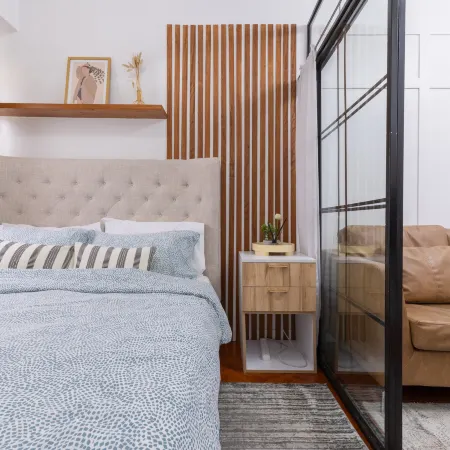 Scandinavian 1BR Condo w/ Free Parking – Trees Residences, Fairview Quezon City Отели рядом с достопримечательностью «СМ City Fairview»