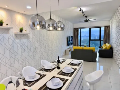 MidValley Southkey Mosaic 6-9pax Netflix-SmartTV70inch Отели рядом с достопримечательностью «Figure Museum Johor»