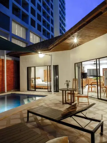 รูปภาพของเอเอ็นบีพูลวิลล่า 3 ห้องนอน ใกล้หาดในพระตำหนัก