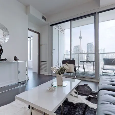 2bedrooms condo with a view of the most beautiful night scene in downtown Toronto