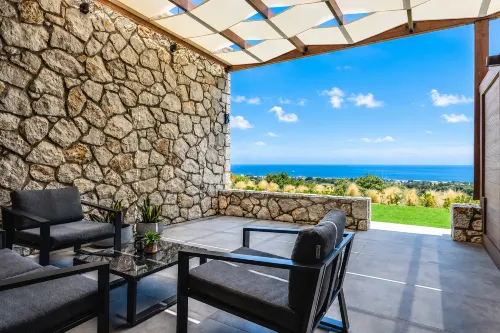 Aelios Petra sea view apartment 2 - Balkon