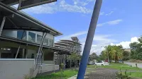 Perodua Entire Terrace Homestay 4R: Kitchen+WFH - ห้องครัว