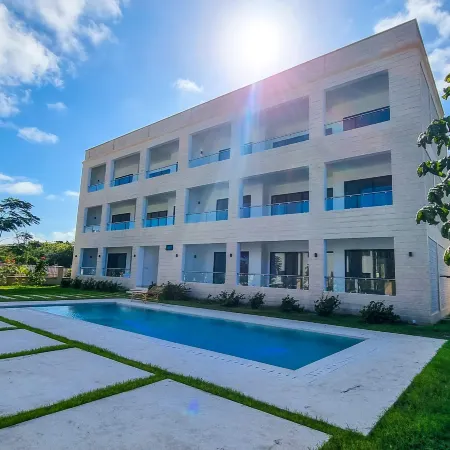 Nana's boho BeachfrontVilla w/Ac&pool