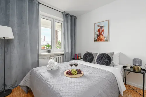 Cozy Apartment with balcony near Muzeum Zycia