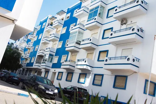 Charming apartment in marvelous Martil with swimming pool - فطور