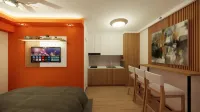 Near Manila Airport, "Hotel Style" Studio Condo With Kitchen + Pool, 5G