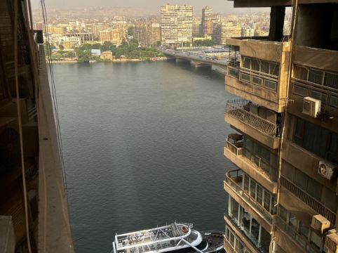 Luxury 3BR: Modern with Nile View from All Rooms