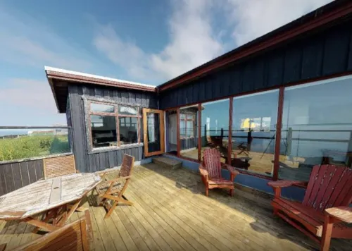 Kleifar: Ocean View Apartment - Balkon