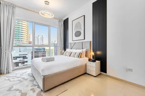 bnbme | Dunya Tower | 1BR - خدمة نقل من وإلى المطار
