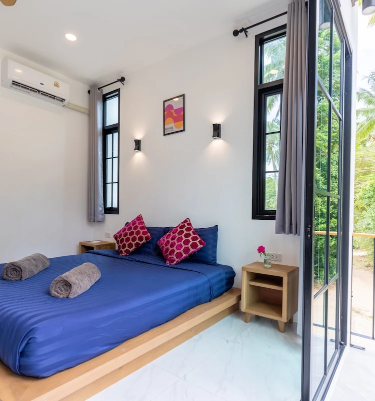 รูปภาพของบ้านพักแบบชาเลต์ 2 ห้องนอน วิวภูเขา ที่บ้านโฉลกหลำ