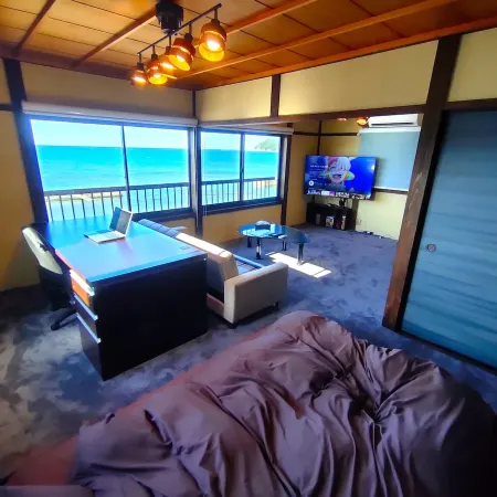 3 seconds to the sea [25 minutes drive to Ine no Funya] Scenic ocean view BBQ entire house rental