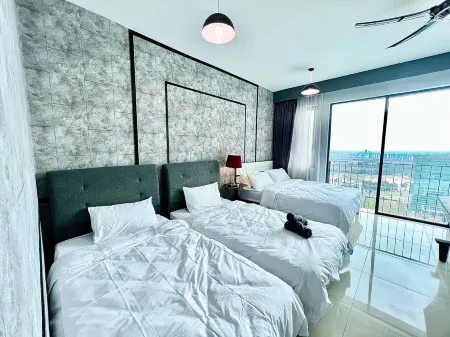 E 1-5Pax Cozy home 4Bed WifiTV Trefoil @Setia City Отели рядом с достопримечательностью «UITM Puncak Perdana»