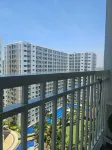 Hannah's Crib at Shore Residences with Balcony and Pool View
