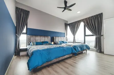 Mosaic Southkey Blue7 3BR8pax nr Midvalley