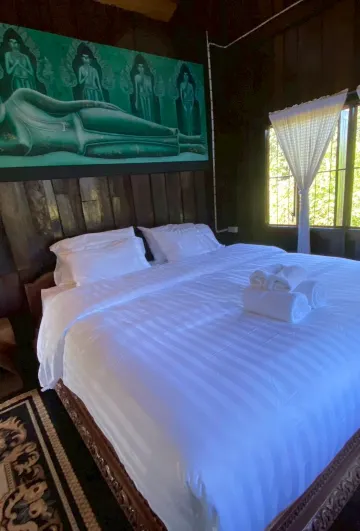 ห้องพักเตียงใหญ่ วิวสวน