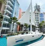 Elegant 1BR • seven sea Côte Azur Resort • Jomtien Pattaya second road - bar