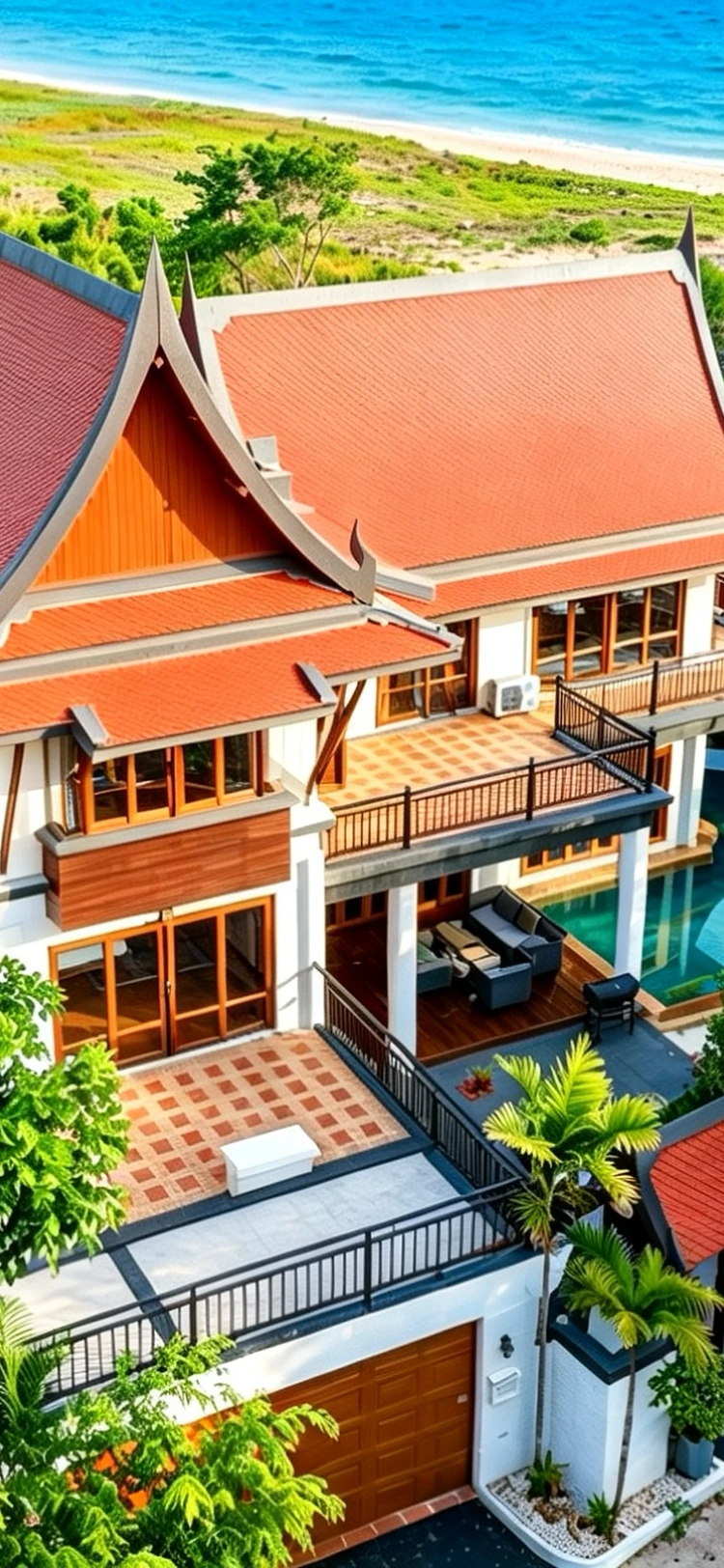 รูปภาพของบ้านพักพูลวิลล่าจอมเทียน สไตล์ไทย สำหรับปาร์ตี้ & พักผ่อน