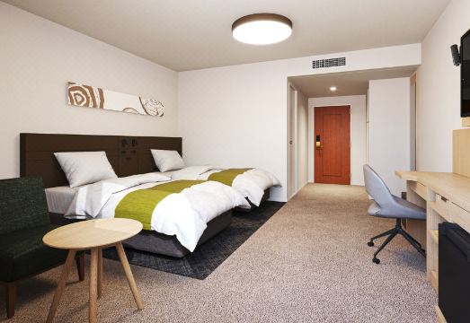 도야마 신축 호텔 전경