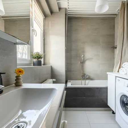 Lumina airy apartment with balcony