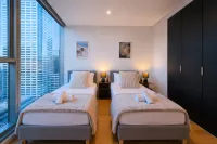 恩伯之家 | 兩卧室城市景觀 | 健身房, 游泳池, 和桑拿 水療公寓(Ember House | 2BR City Views | Gym, Pool, Spa and Sauna) - 4 星級