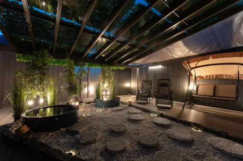 IZUMI ZEN HOUSE - Japanese Villa with Open-Air Bath near Kansai Airport - con terme