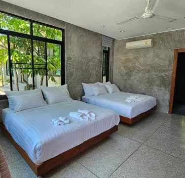 ห้องเตียงขนาดคิงส์ไซส์2เตียง