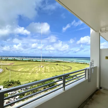 SunSea Okinawa Stunning Ocean View 2BR Sleeps 6 20 min from Airport 3 min to Shopping Mall