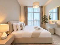 Rentico | 2BR + Office | Pool & Skyline View | JVT Hotels in Dubai Production City