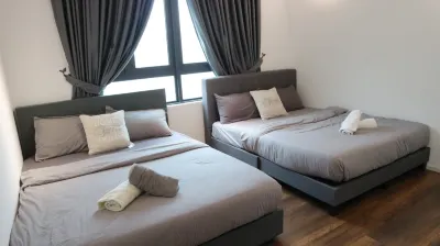 Hotspring Suite 1610 @ Sunway Onsen Neighbour of Lost World of Tambun with Theme Park View for 8 pax