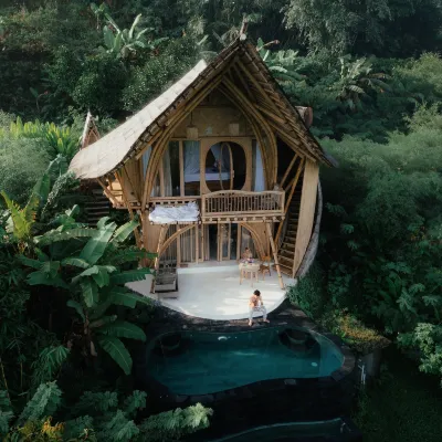Jiva Bali - Neve's Bamboo Houses Hotels near Sidemen beautiful view