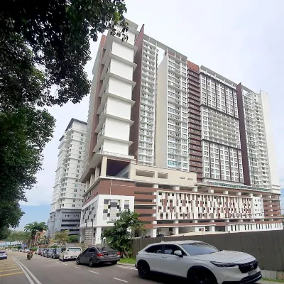 GoldenSands-3Pax Near JBTown l Nordic Minimalist 리도 해변 주변 호텔