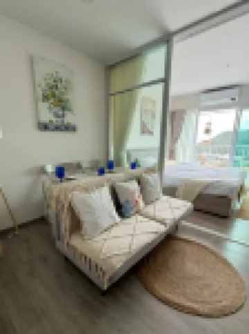 Santorini theme room overlooking sea&mountain