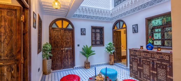 Riad La Perle Bleue Marrakech Hotele w: Marrakesz