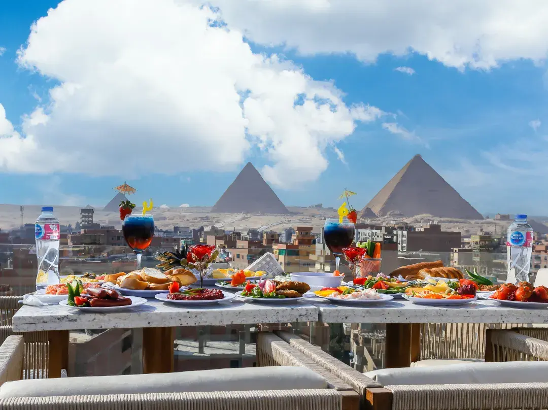 Rixoss Tower Pyramids View - Ägypten
