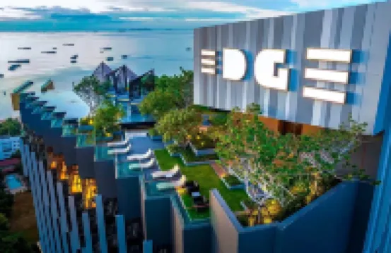 หาดพัทยา · THE Edge  BASEอพาร์ทเมนต์หรูพร้อมสระว่ายน้ำวิวทะเล · ทางเข้าชายหาดโดยตรง