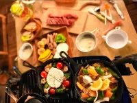 Riverside Glamping Nuts - breakfast