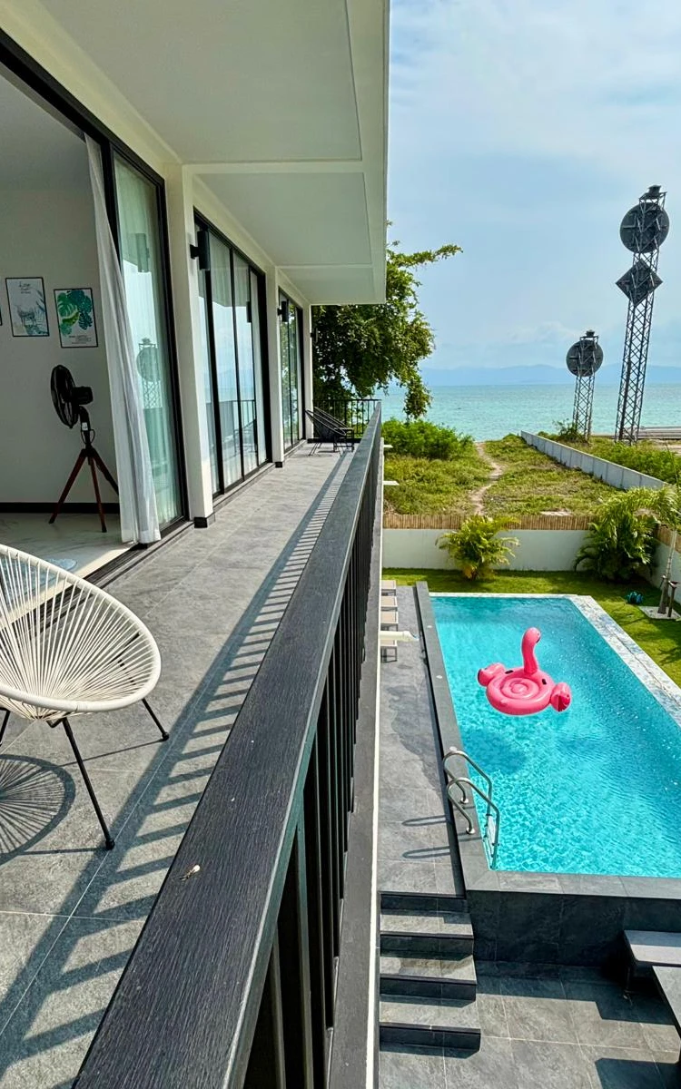 รูปภาพของBeachfront Villa | Private Pool & Sea Access 2 BDR