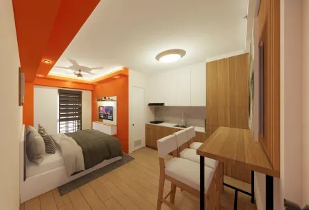 Near Manila Airport, "Hotel Style" Studio Condo With Kitchen + Pool, 5G Отели рядом с достопримечательностью «Gabriel "Flash" Elorde Museum»