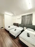 TuR16-10pax-4room1living-SPICE Stadium-1minFoodCourt-5minit Airport Hotels in Southwest Penang Island