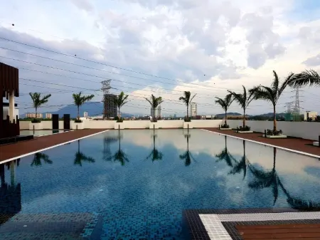 Seaview Pent House 3BR 10pax Meritus Residensi Отели рядом с достопримечательностью «Chai Leng Park Aquarium»