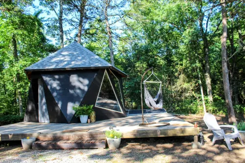 The Shroom Room | Romantic Dome with view near Smokies on Nolichucky River - Mountain view