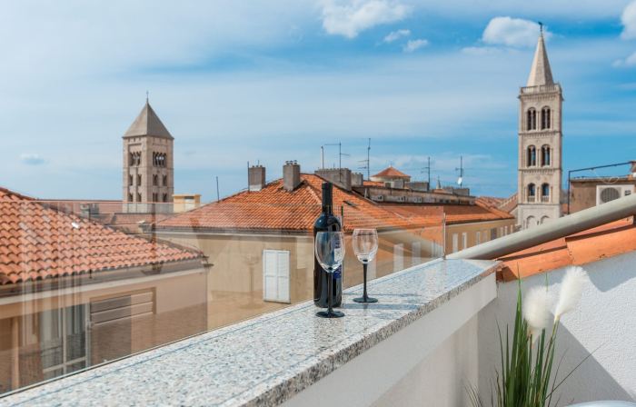 Old town apartment with balcony