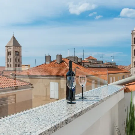 Old town apartment with balcony